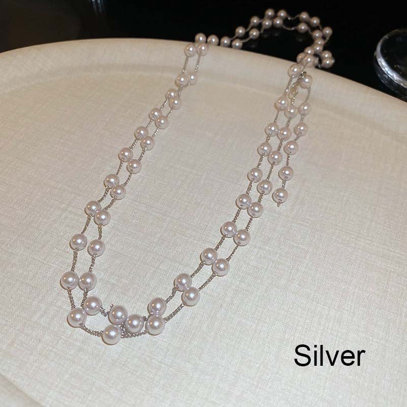 Pearl Stacking Necklace