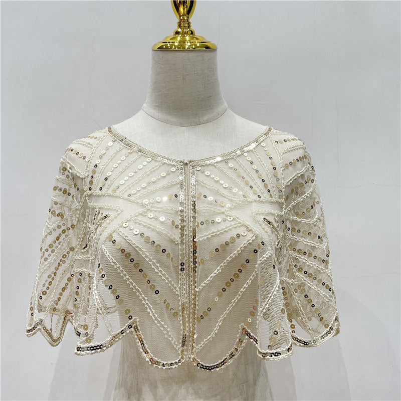 Party Lace Sequined Shawl