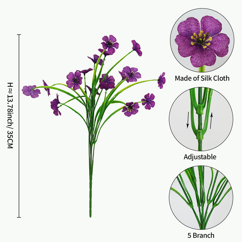 Artificial Violet Decorative Flowers💐