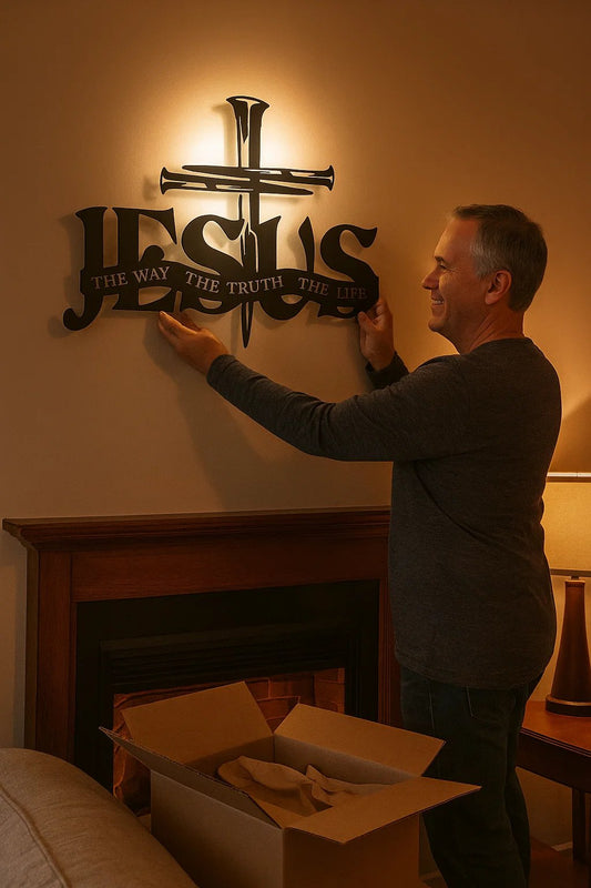 (🎁Last Day 49% OFF)🔥Jesus & Cross Design Wall Art