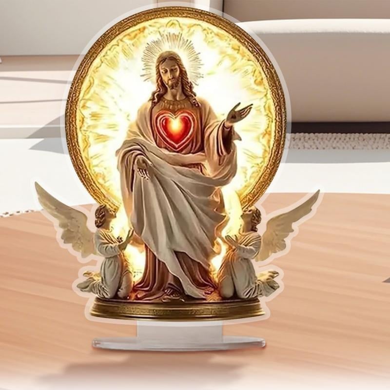 ❤️Guardian Angel Statue with Light