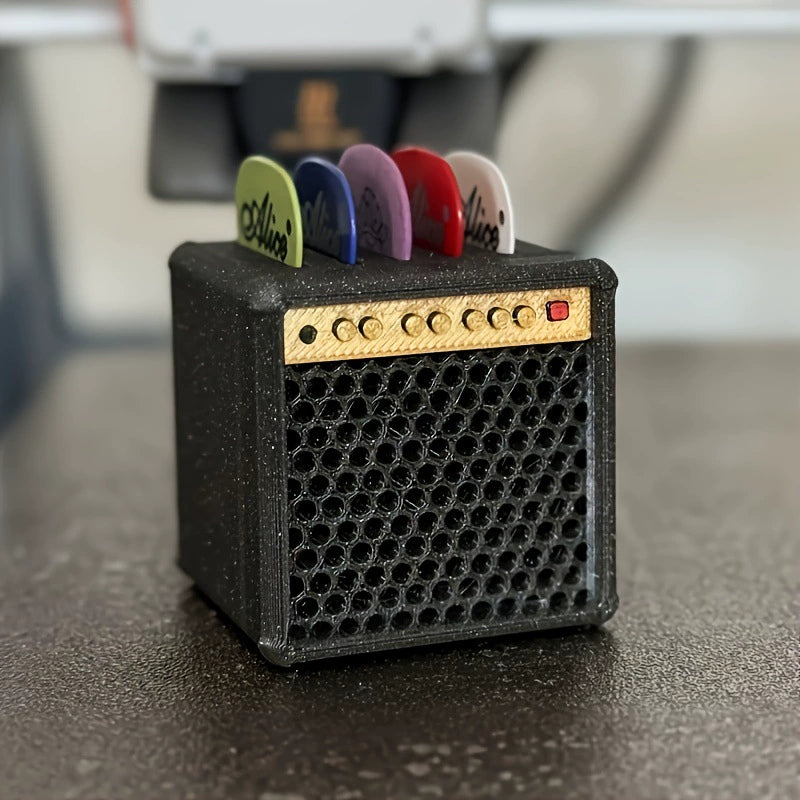 Mini Guitar Amp Pick Holder