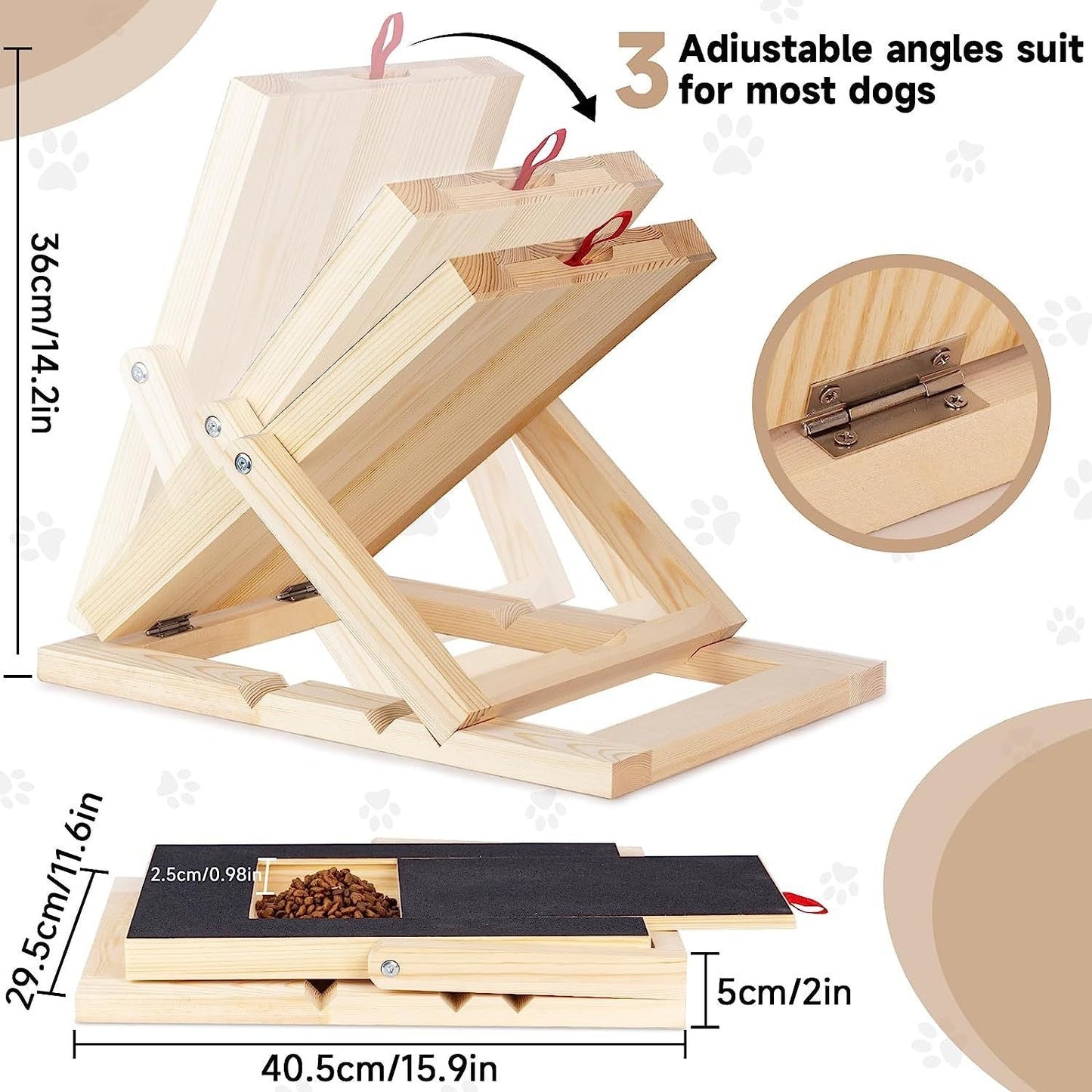 Wooden Dog Scratching Post