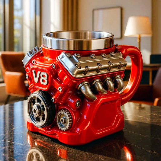 Retro Engine Coffee Cup Mold