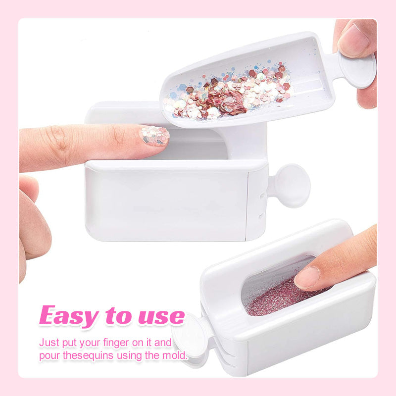 Nail Art Powder Recycling Box
