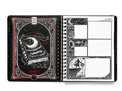 Waiting for the Night 2026 Weekly Planner