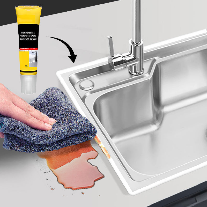 💥Multifunctional waterproof white sealant with scraper