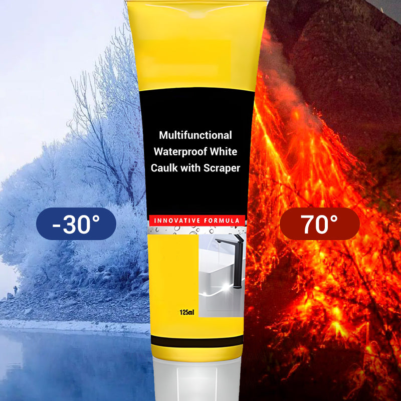 💥Multifunctional waterproof white sealant with scraper