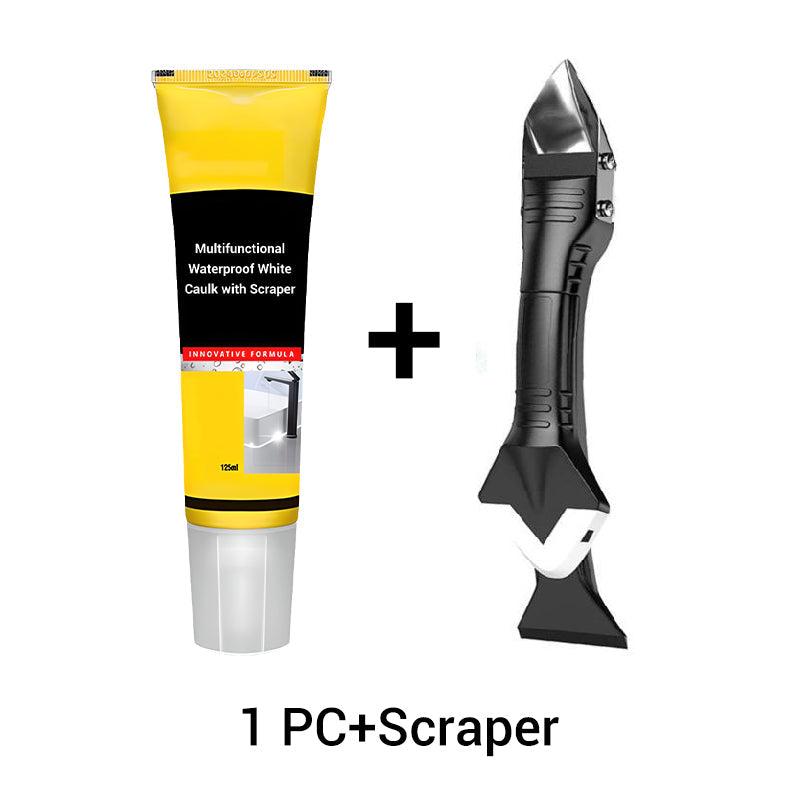 💥Multifunctional waterproof white sealant with scraper