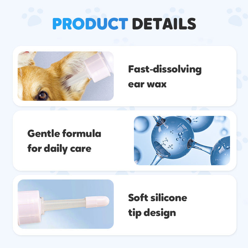 🐾 Buy 2, get 1 free! ✨ Pet ear cleaning solution – a gentle formula with soothing aloe vera for dogs and cats, preventing infections and unpleasant odours 🌿👂