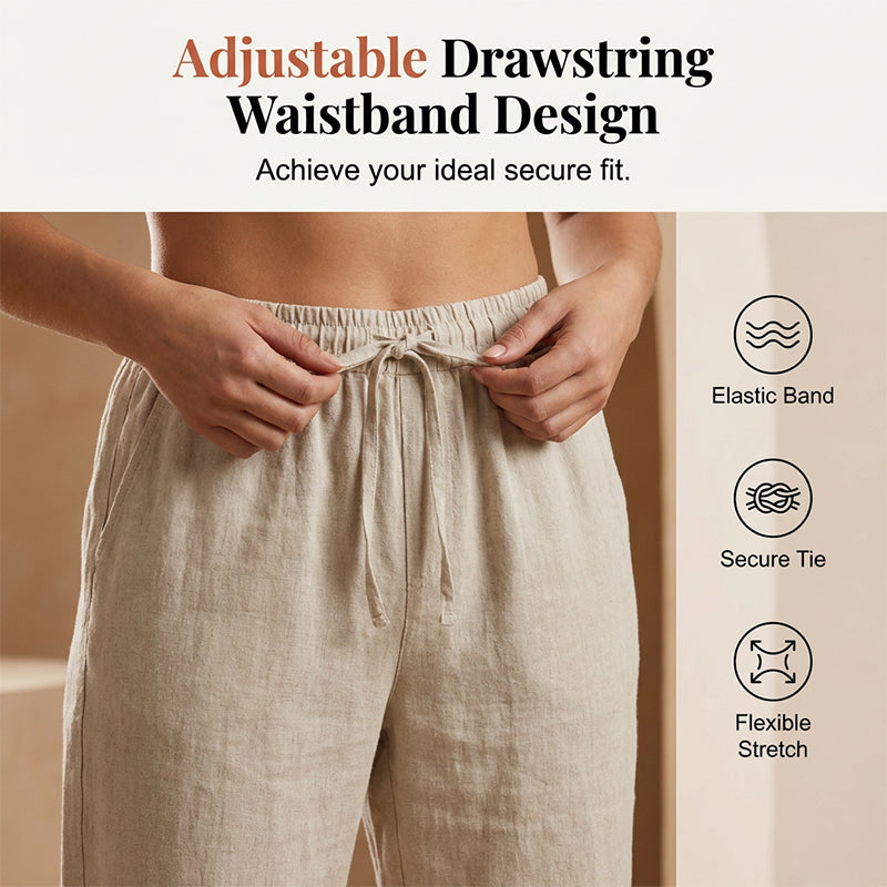 ⏳ONLY $15.99⏰Women's Casual Cotton Linen Capris